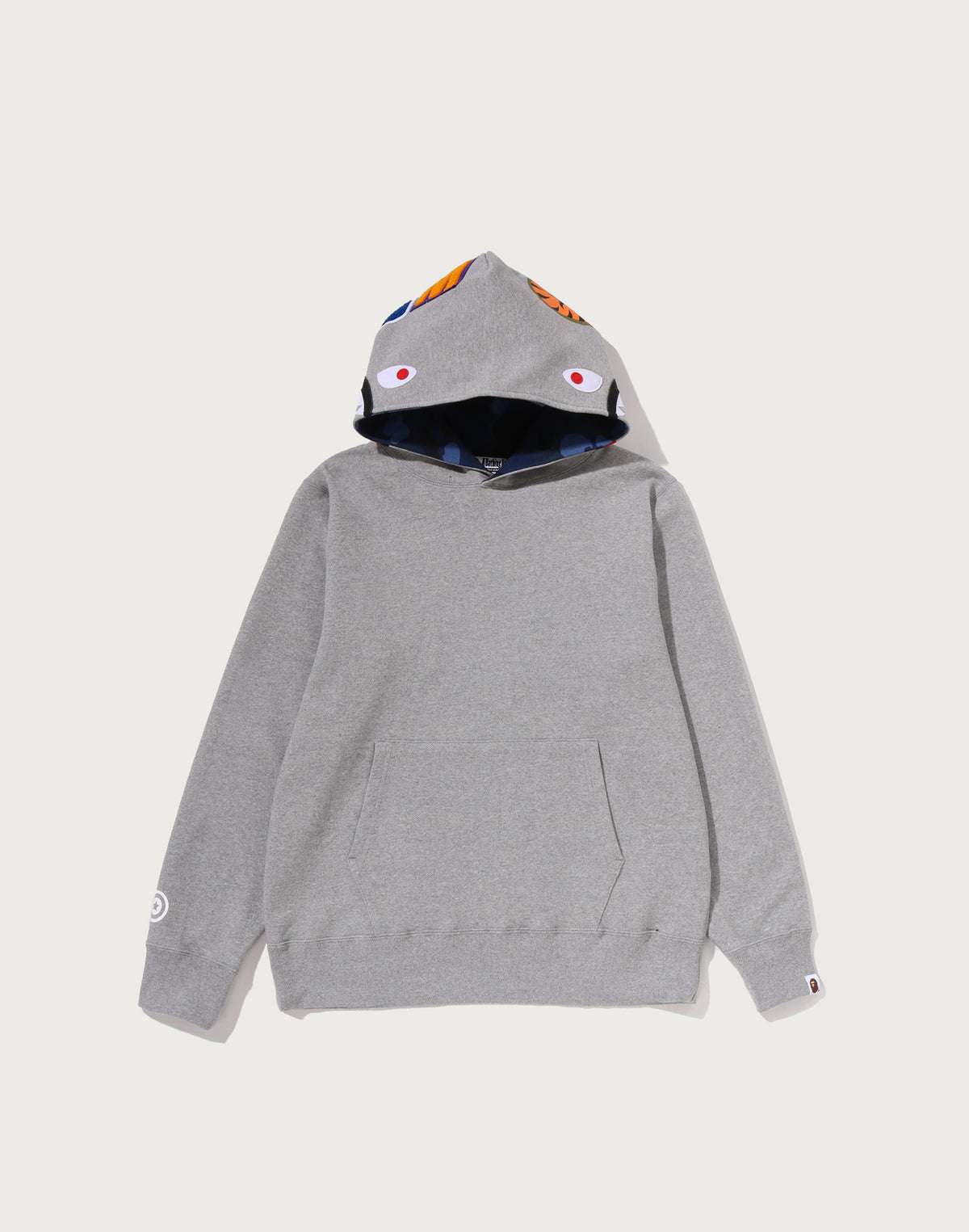 COLOR CAMO SHARK PULLOVER HOODIE MENS