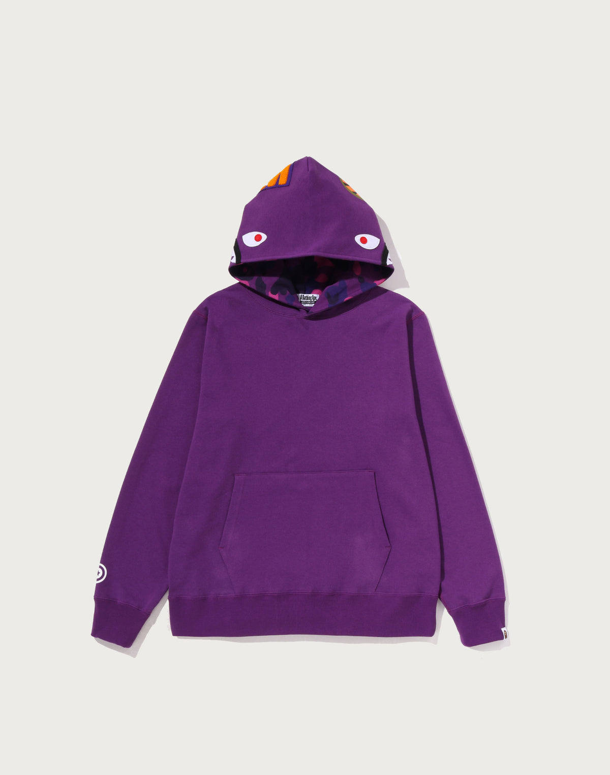 COLOR CAMO SHARK PULLOVER HOODIE MENS