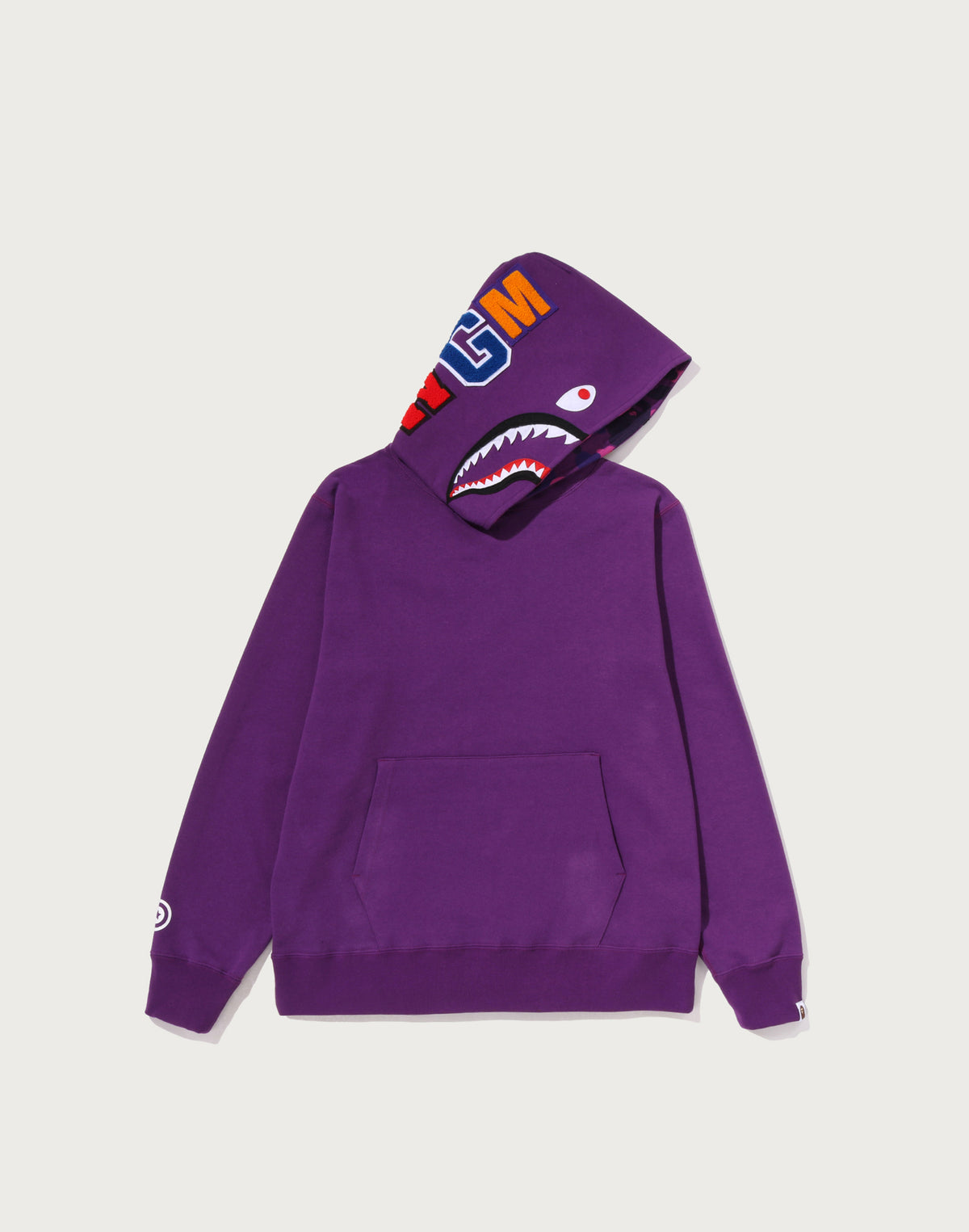 COLOR CAMO SHARK PULLOVER HOODIE MENS