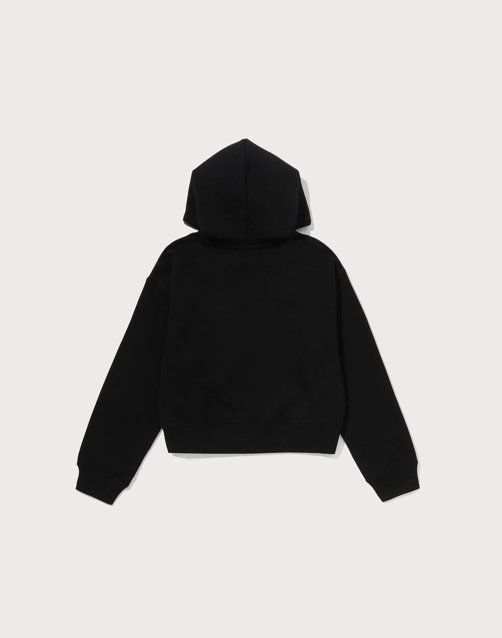 CAMO LACE PATCH BOXY CROPPED PULLOVER HOODIE LADIES