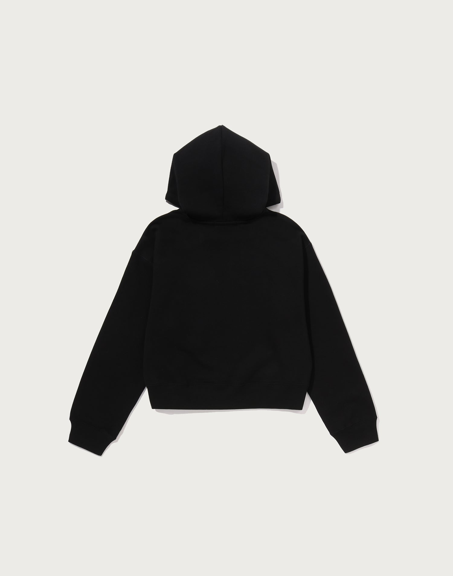 CAMO LACE PATCH BOXY CROPPED PULLOVER HOODIE LADIES