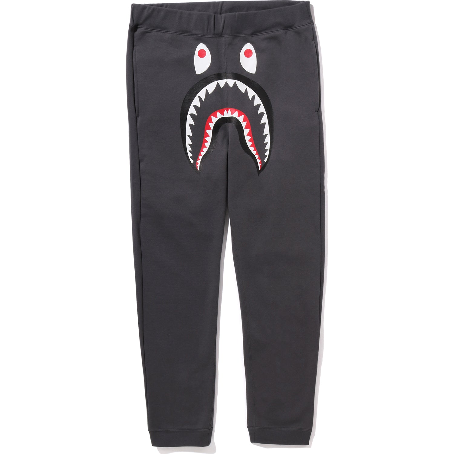 BAPE Shark Line Rib Slim Sweatpants Grey