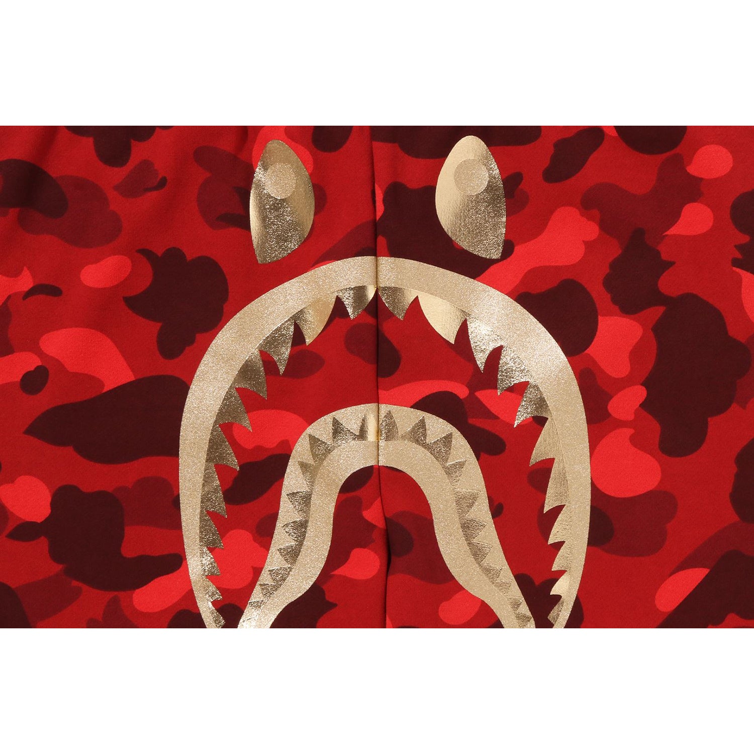 A cheapest bathing ape color camo shark sweat