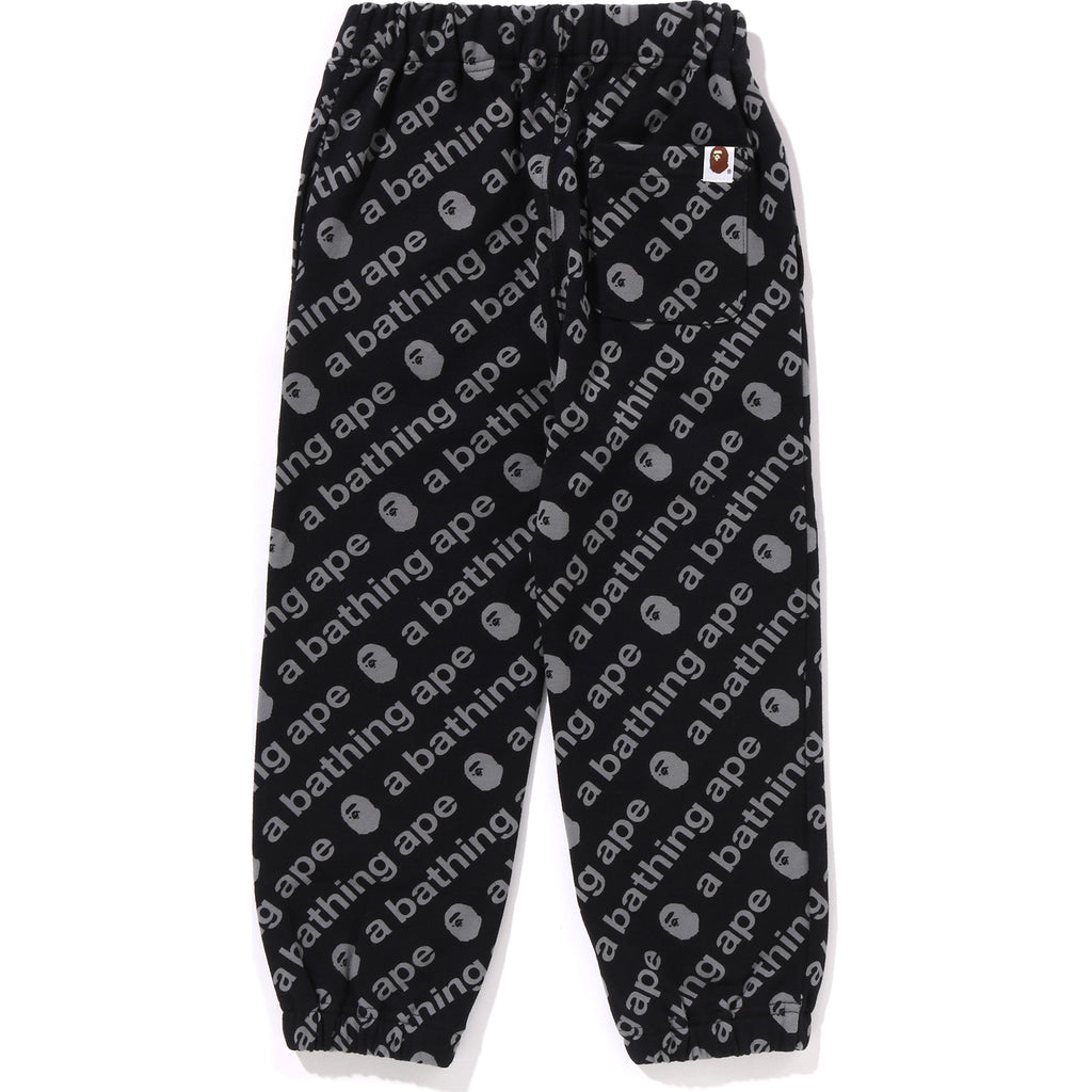 BAPE Black Rib Shark Line Lounge Pants A Bathing Ape