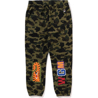 1ST CAMO SHARK SWEATPANTS MENS