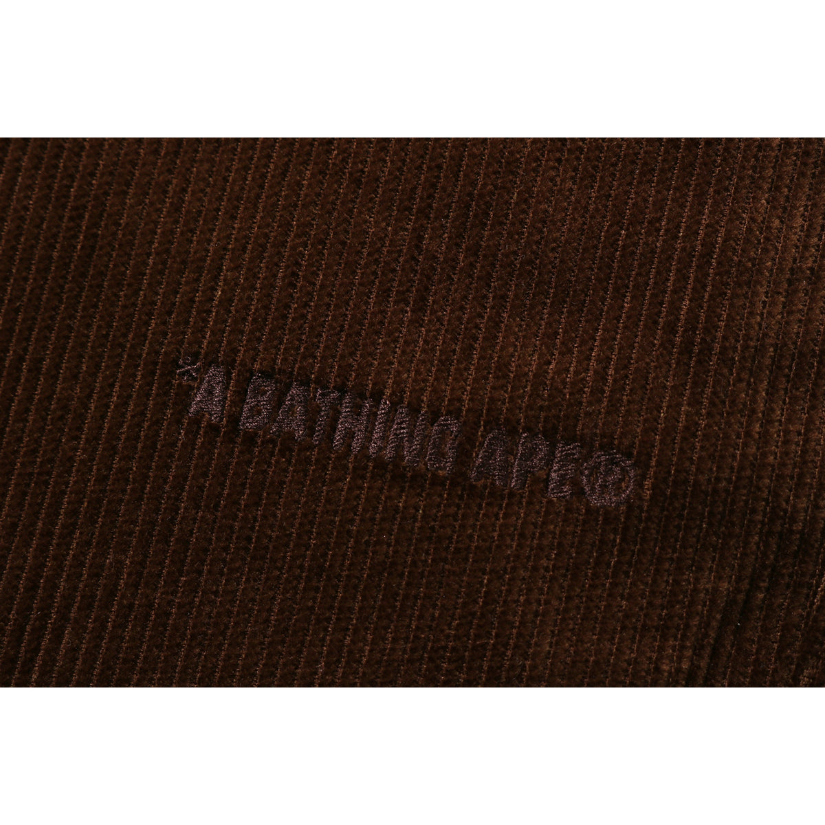 BATHING APE CORDUROY RELAXED FIT PANTS MENS