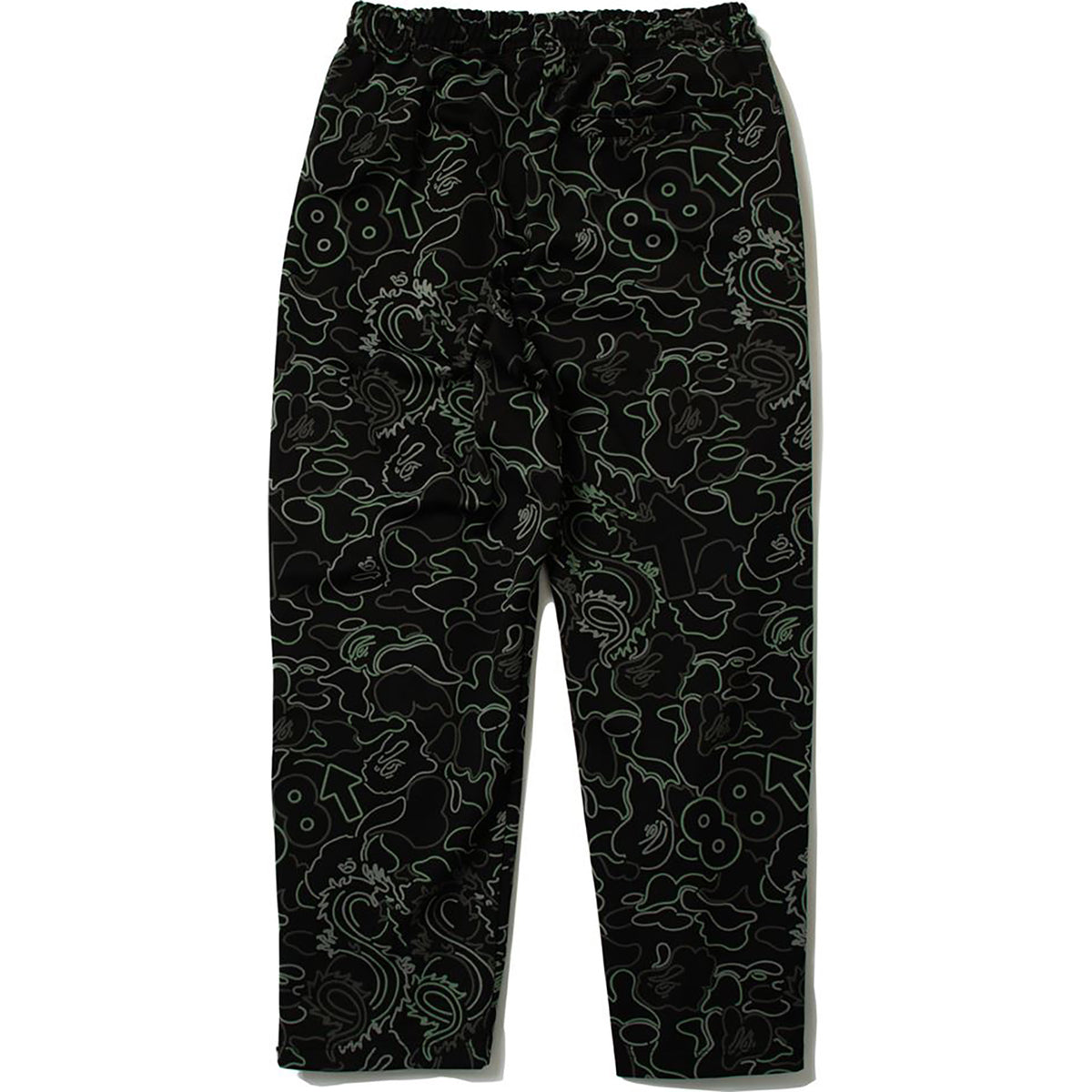 BAPE X 88RISING GLOW IN THE DARK CAMO TRACK PANTS MENS