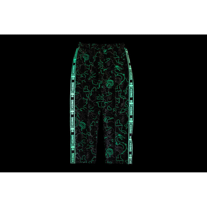 BAPE X 88RISING GLOW IN THE DARK CAMO TRACK PANTS MENS