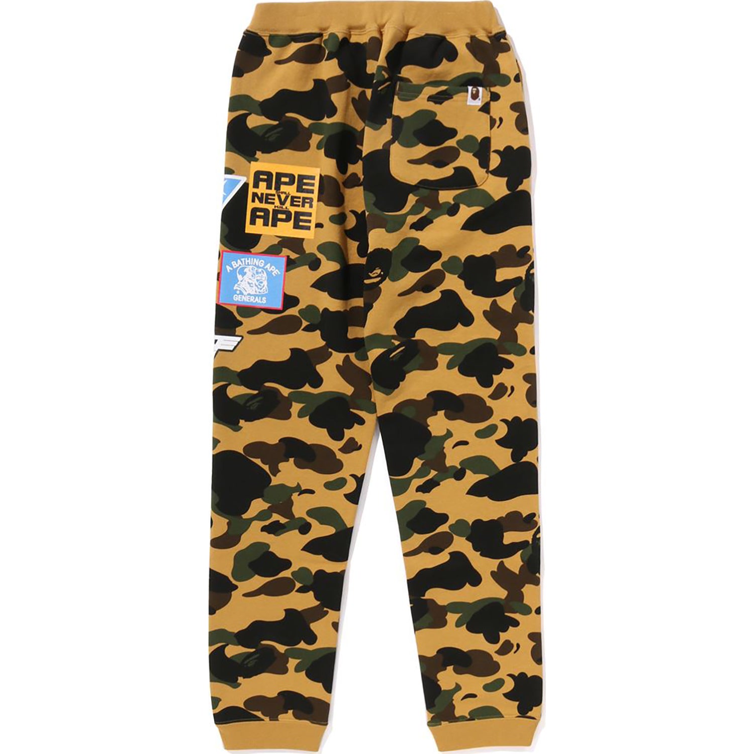 1ST CAMO PATCH PRINT SWEAT PANTS JR KIDS – us.bape.com