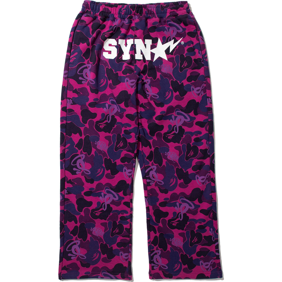 BAPE X SPOTIFY BY CENTRAL CEE CAMO RELAXED FIT SWEATPANTS MENS