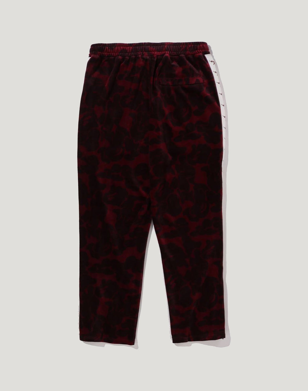 SOLID CAMO VELOUR METAL ONE POINT RELAXED FIT TRACK PANTS MENS