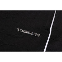 LINE CAMO JACQUARD METAL LOGO RELAXED FIT TRACK SWEAT PANTS MENS