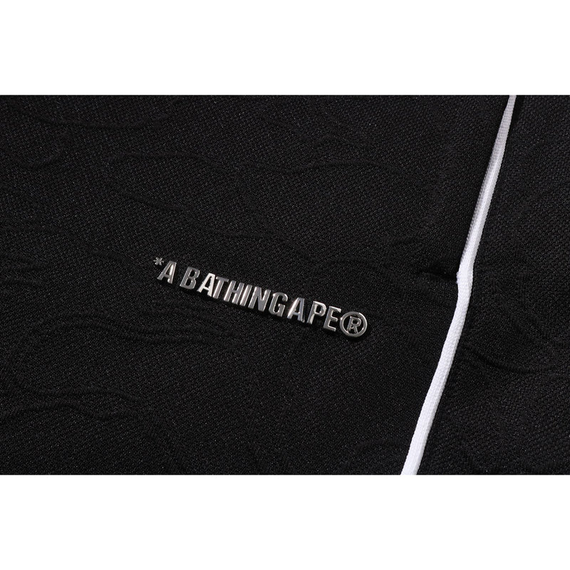 LINE CAMO JACQUARD METAL LOGO RELAXED FIT TRACK SWEAT PANTS MENS
