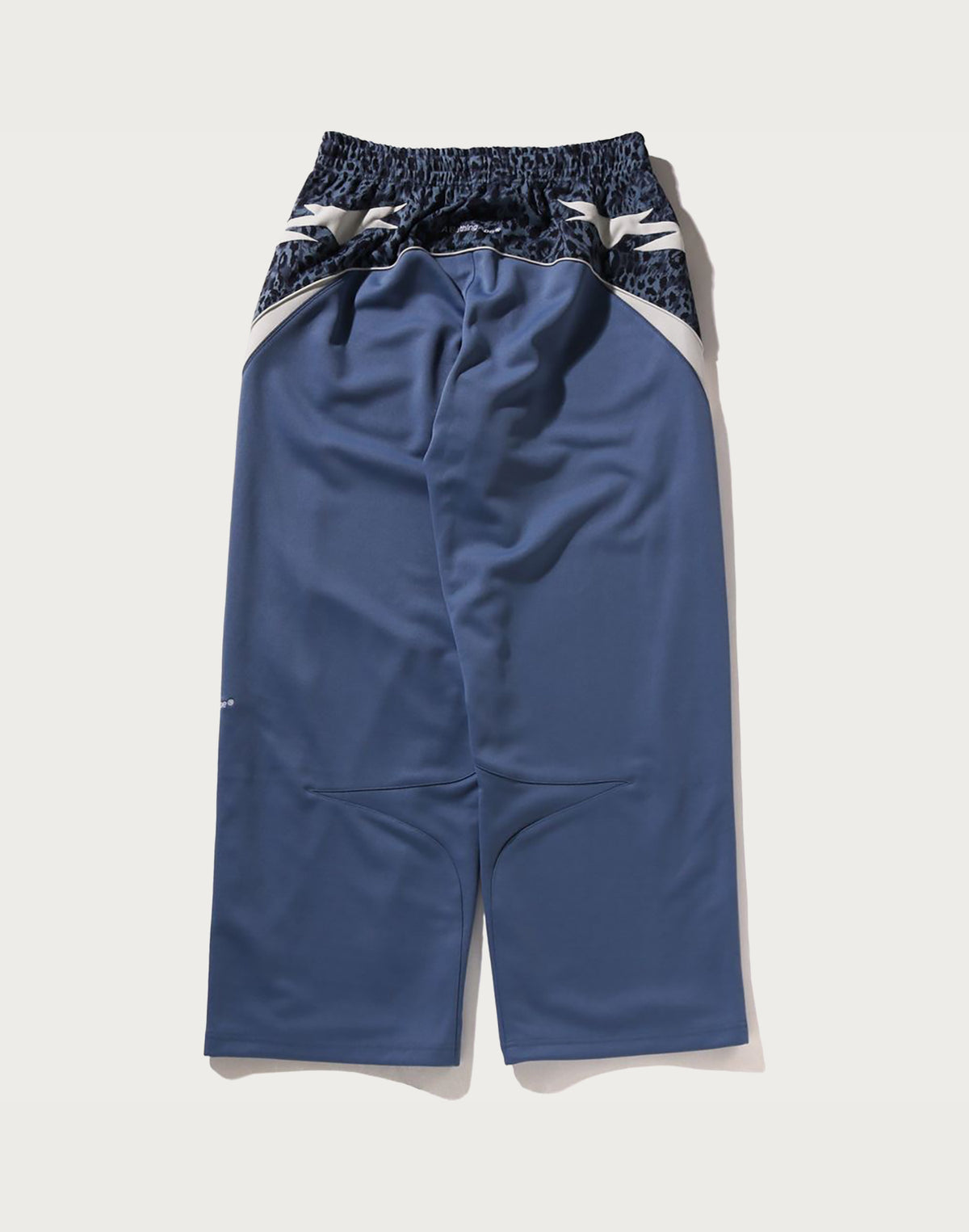 WILD LEOPARD PATTERN OVERSIZED FIT TRACK PANTS MENS