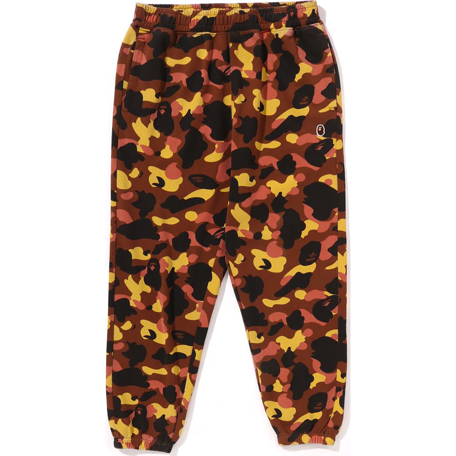 【A BATHING APE】2色展開 SOLID CAMO ONE POINT WIDE PANTS SOLID CAMO ONE POINT TRACK PANTS MENS – us.bape.com