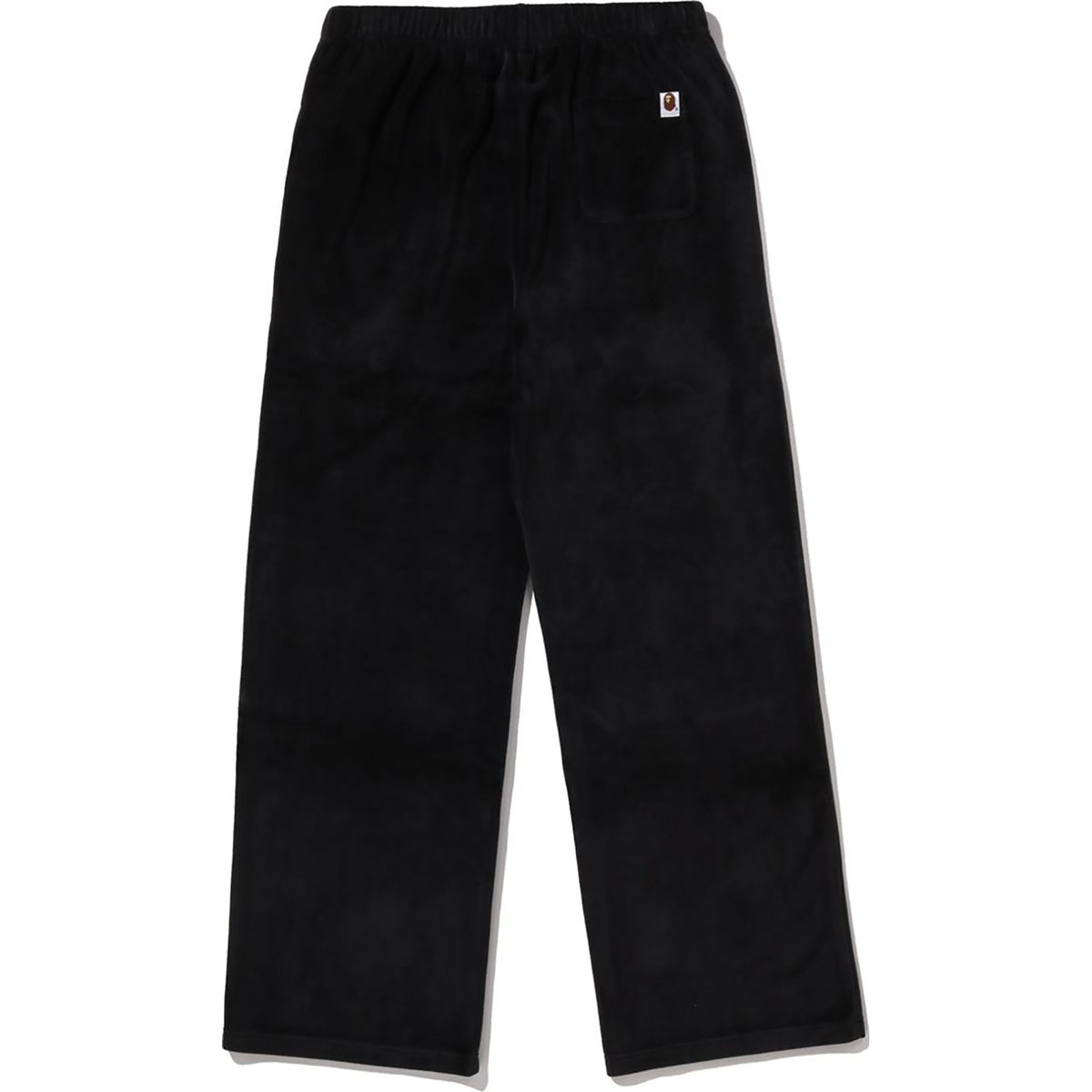 CRYSTAL STONE APE HEAD VELOUR WIDE PANTS LADIES