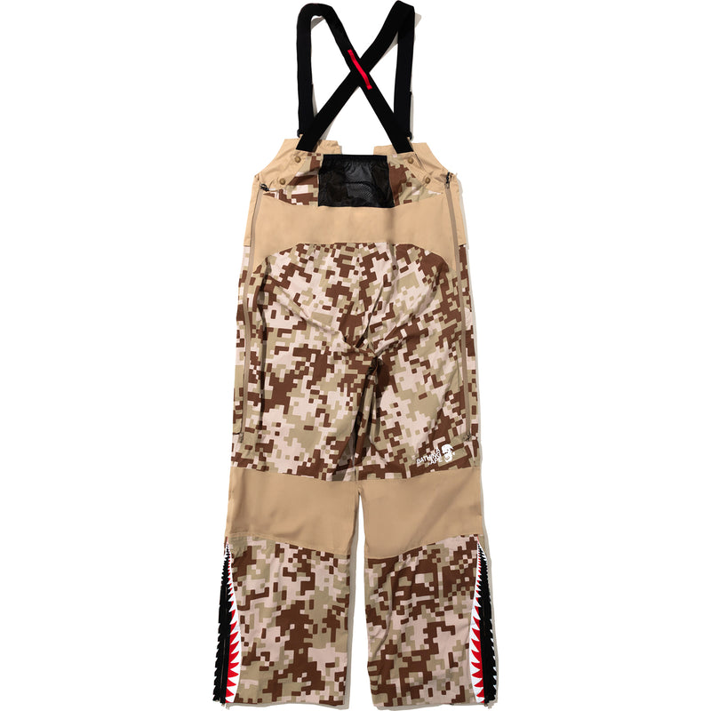 BAPE BY KAZUKI KURAISHI PIXELATE CAMO SHARK 3 LAYER OVERALLS MENS