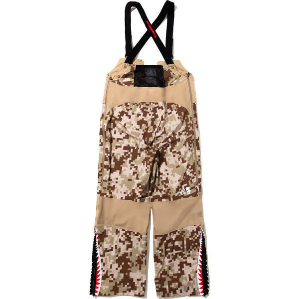 BAPE BY KAZUKI KURAISHI UAP CAMO SHARK SNOWBOARD OVERALLS MENS