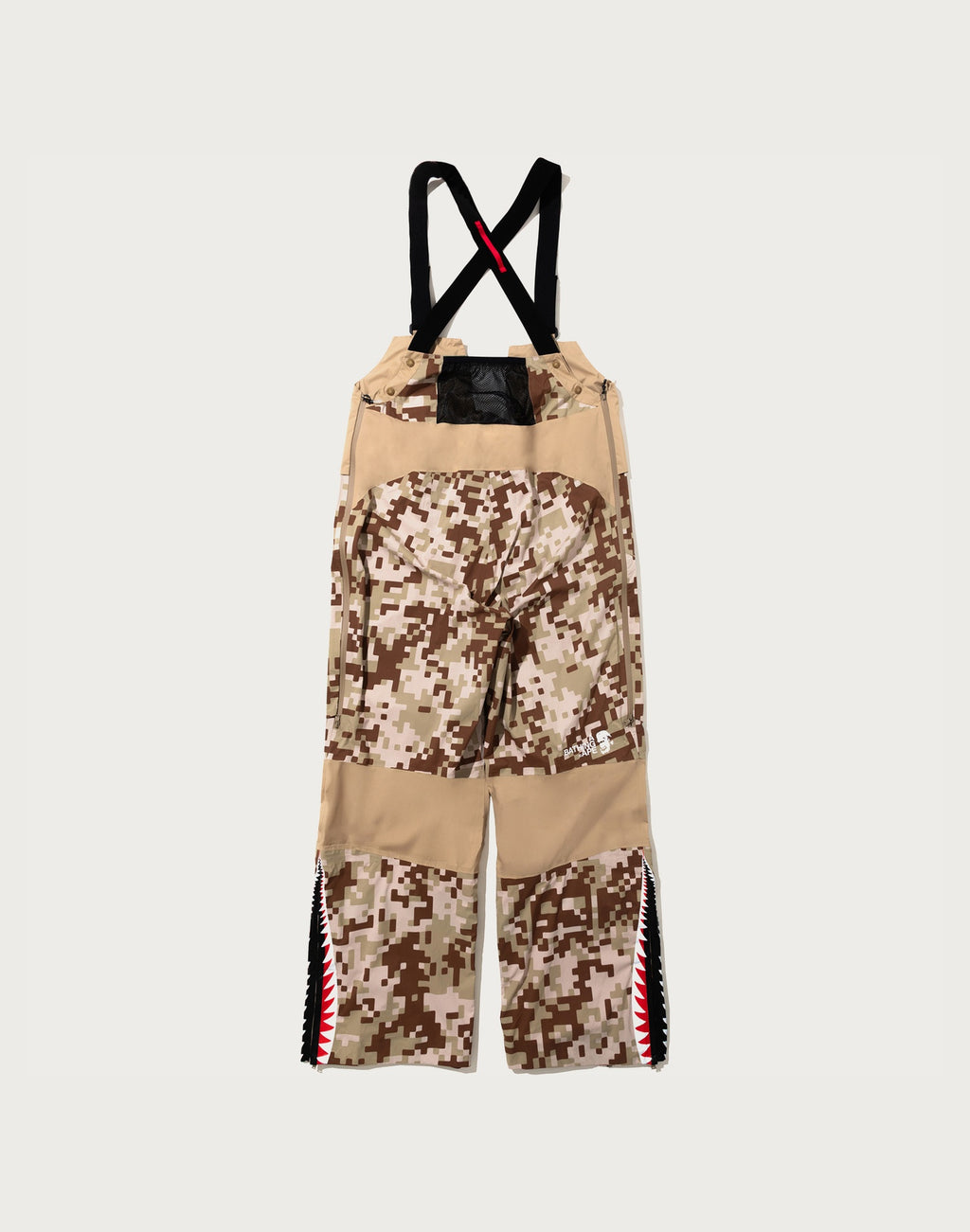 BAPE BY KAZUKI KURAISHI UAP CAMO SHARK SNOWBOARD OVERALLS MENS