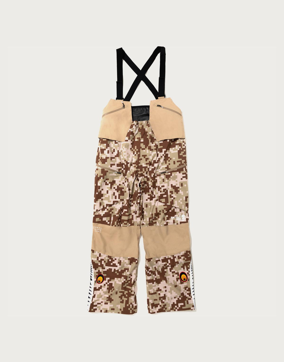 BAPE BY KAZUKI KURAISHI UAP CAMO SHARK SNOWBOARD OVERALLS MENS