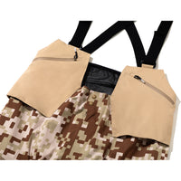 BAPE BY KAZUKI KURAISHI PIXELATE CAMO SHARK 3 LAYER OVERALLS MENS