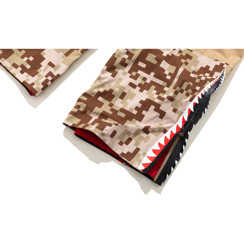 BAPE BY KAZUKI KURAISHI PIXELATE CAMO SHARK 3 LAYER OVERALLS MENS