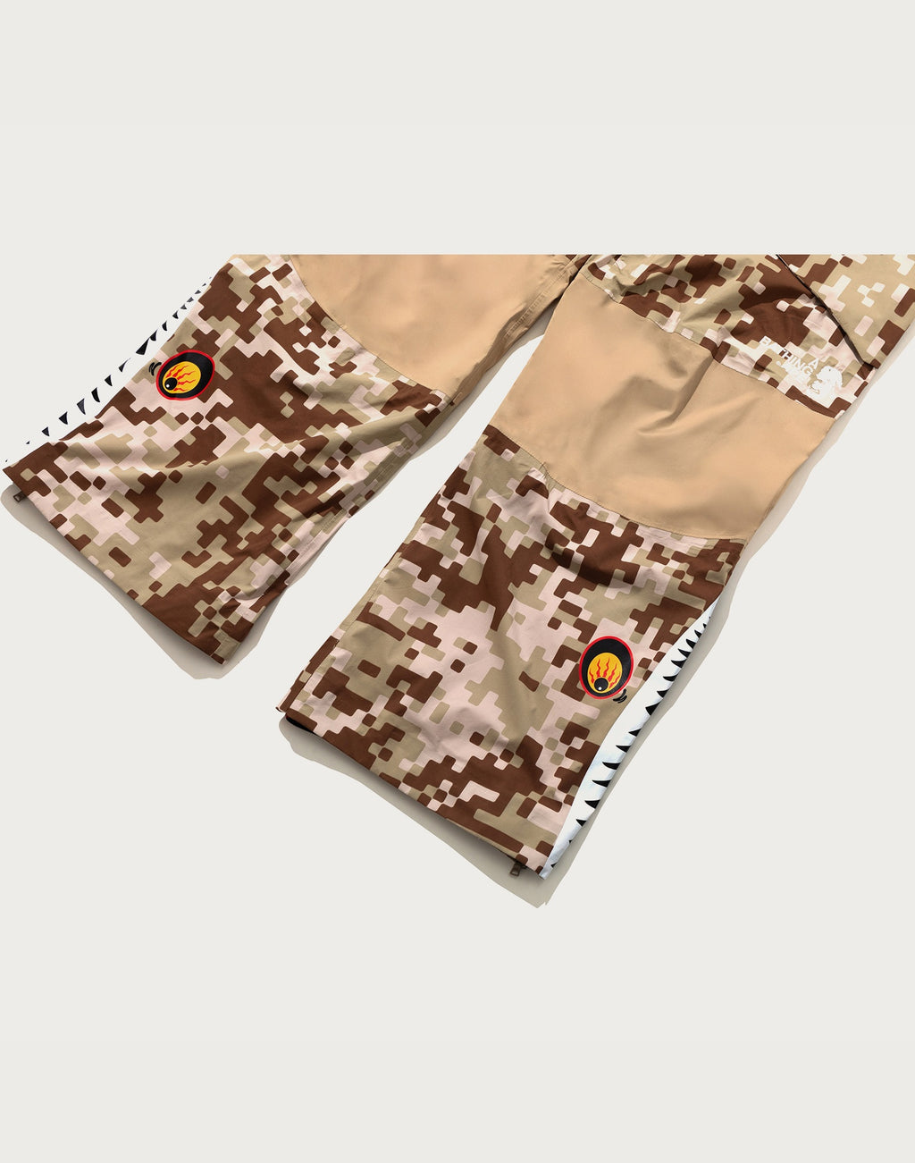 BAPE BY KAZUKI KURAISHI UAP CAMO SHARK SNOWBOARD OVERALLS MENS