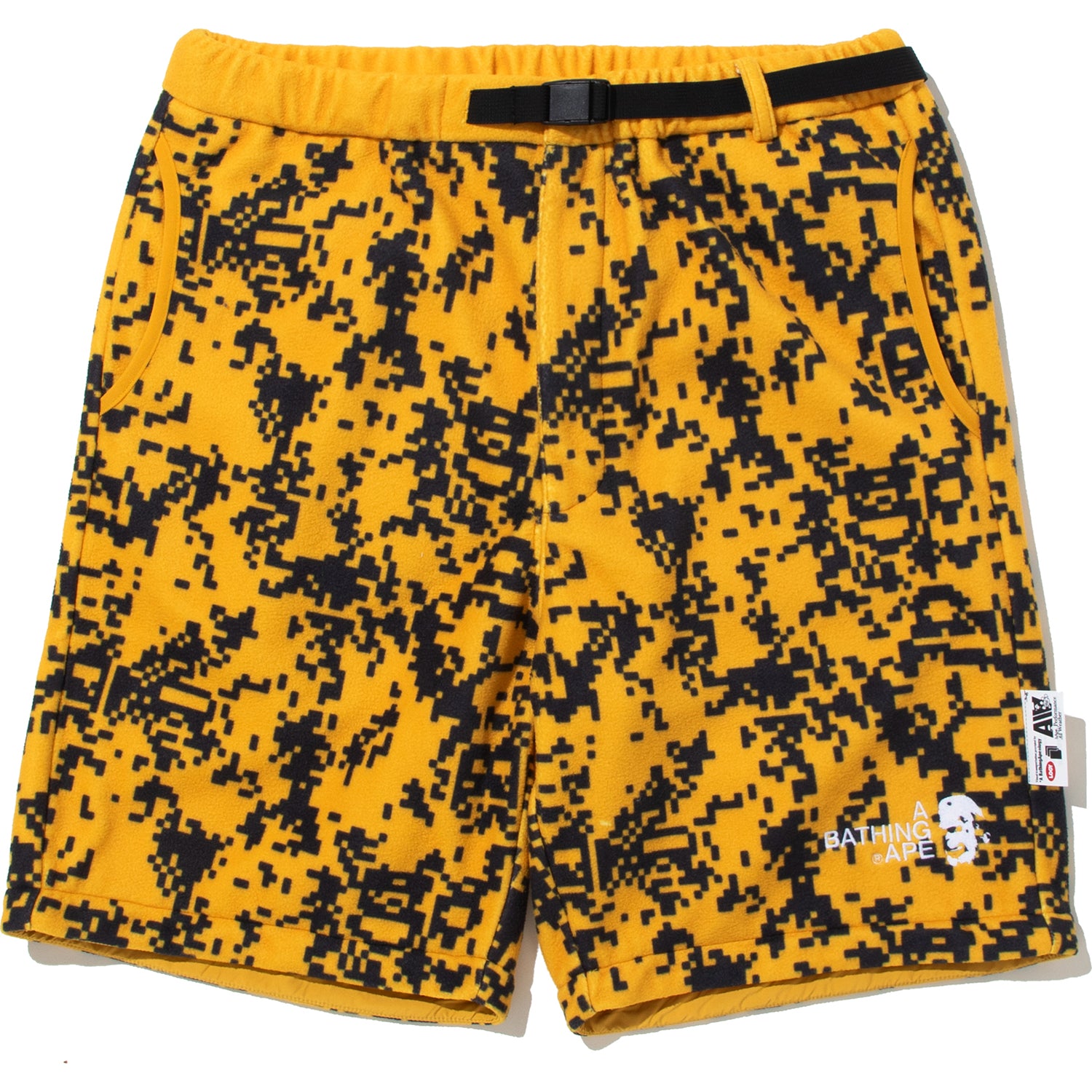 BAPE BY KAZUKI KURAISHI PIXELATE CAMO POLARFLEECE PANTS MENS – us