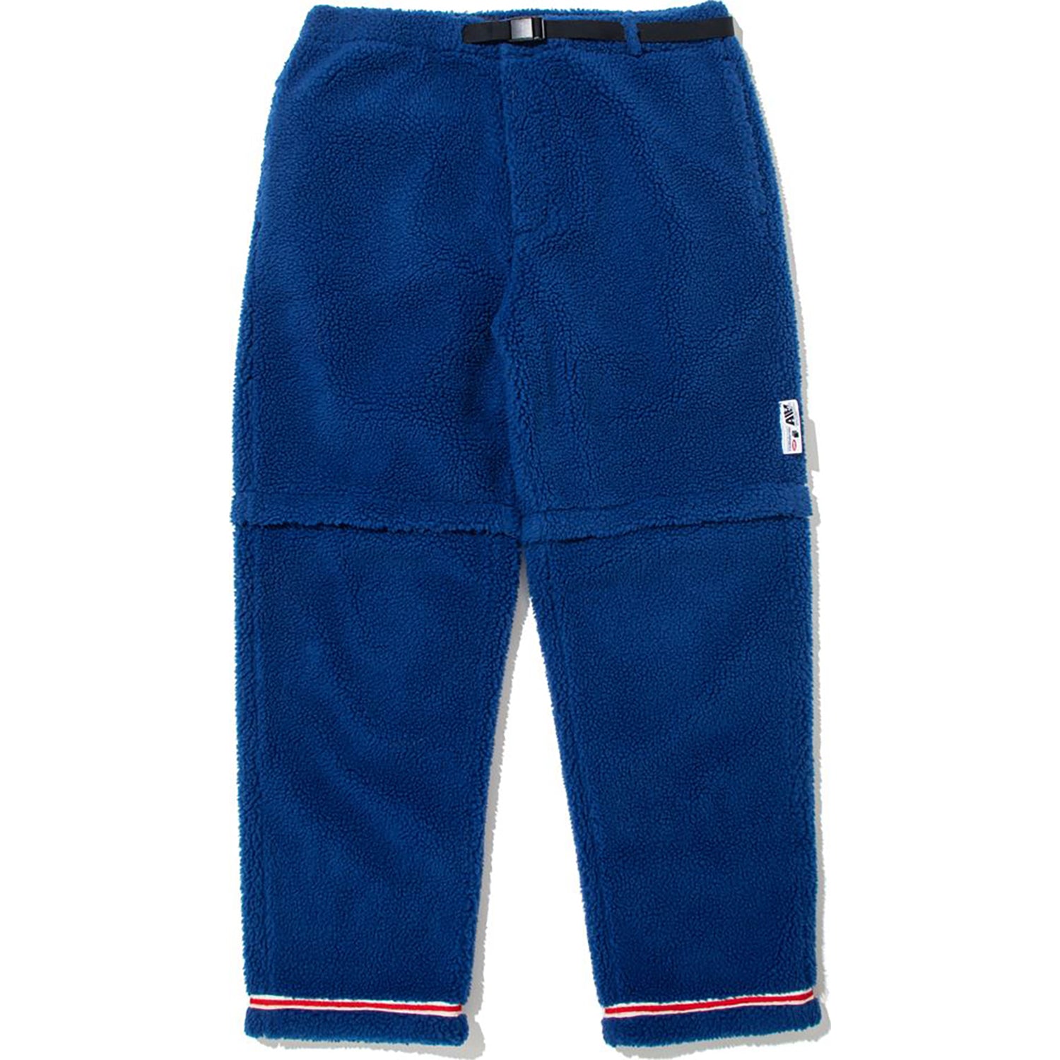 BAPE BY KAZUKI KURAISHI SHERPA DETACHABLE RELAXED FIT PANTS MENS