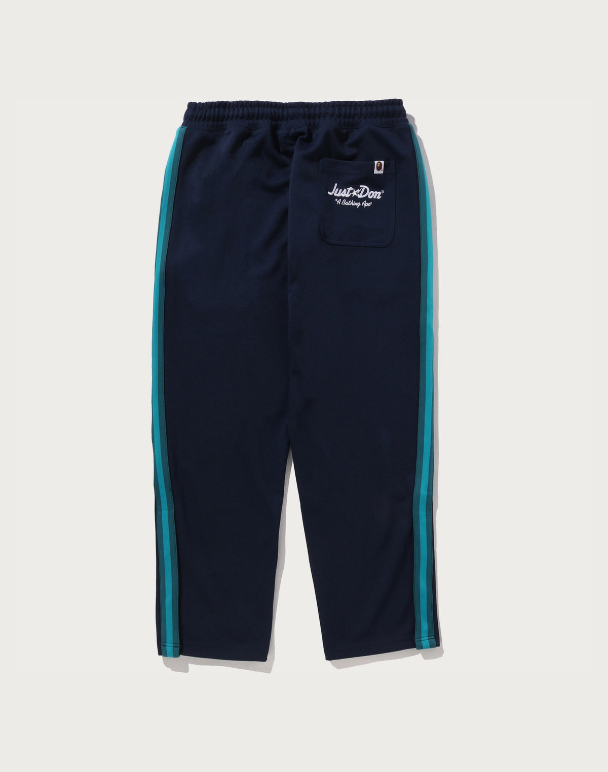 BAPE X JUST DON COLOR CAMO STA RELAXED FIT TRACK PANTS MENS
