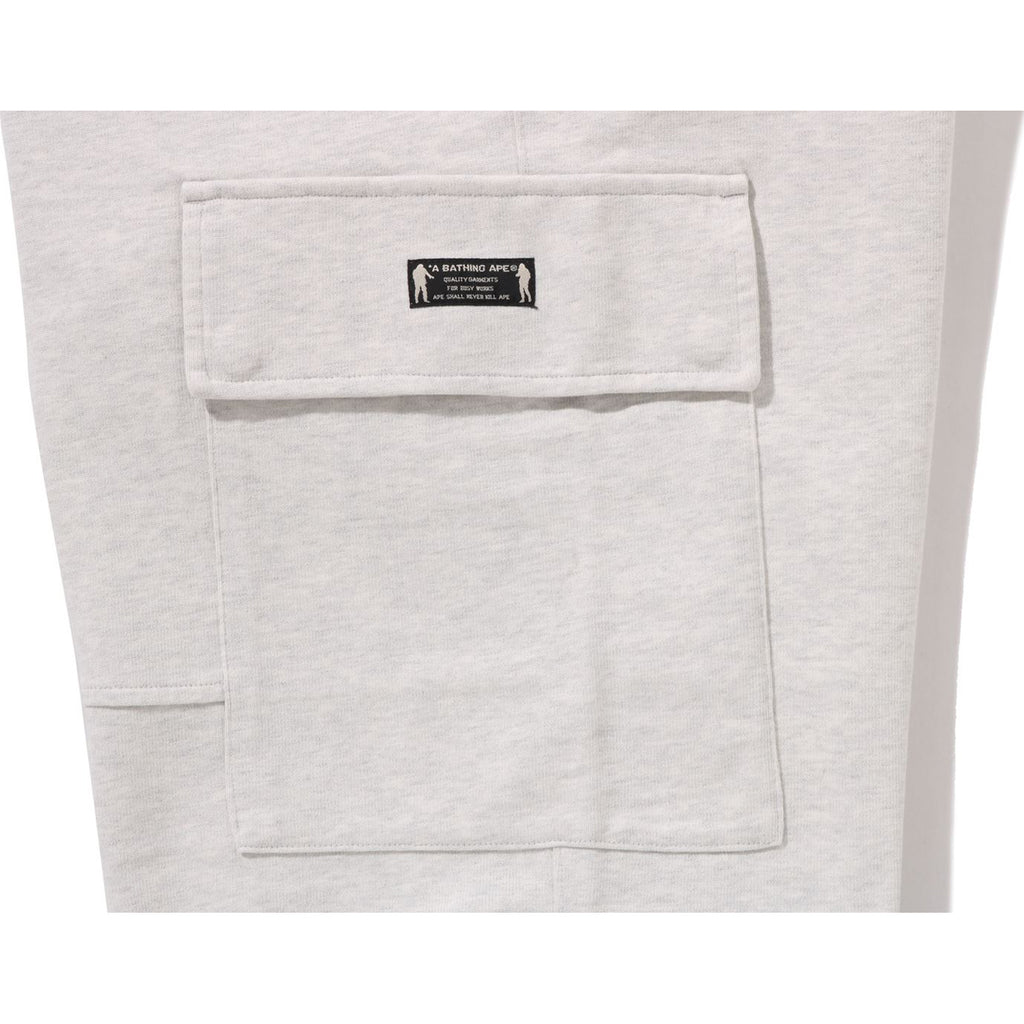 BAPE STA ONE POINT RELAXED FIT CARGO SWEATPANTS MENS