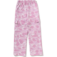 COLOR CAMO STRAIGHT SWEAT PANTS LADIES