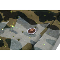 STA OVER PRINT 1ST CAMO CRYSTAL STONE SWEAT PANTS LADIES