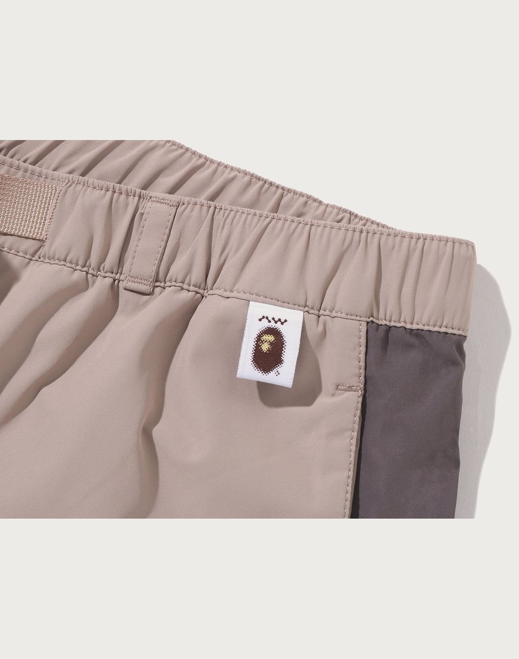 BAPE BY KAZUKI KURAISHI BELTED 3-LAYER SHARK PANTS MENS