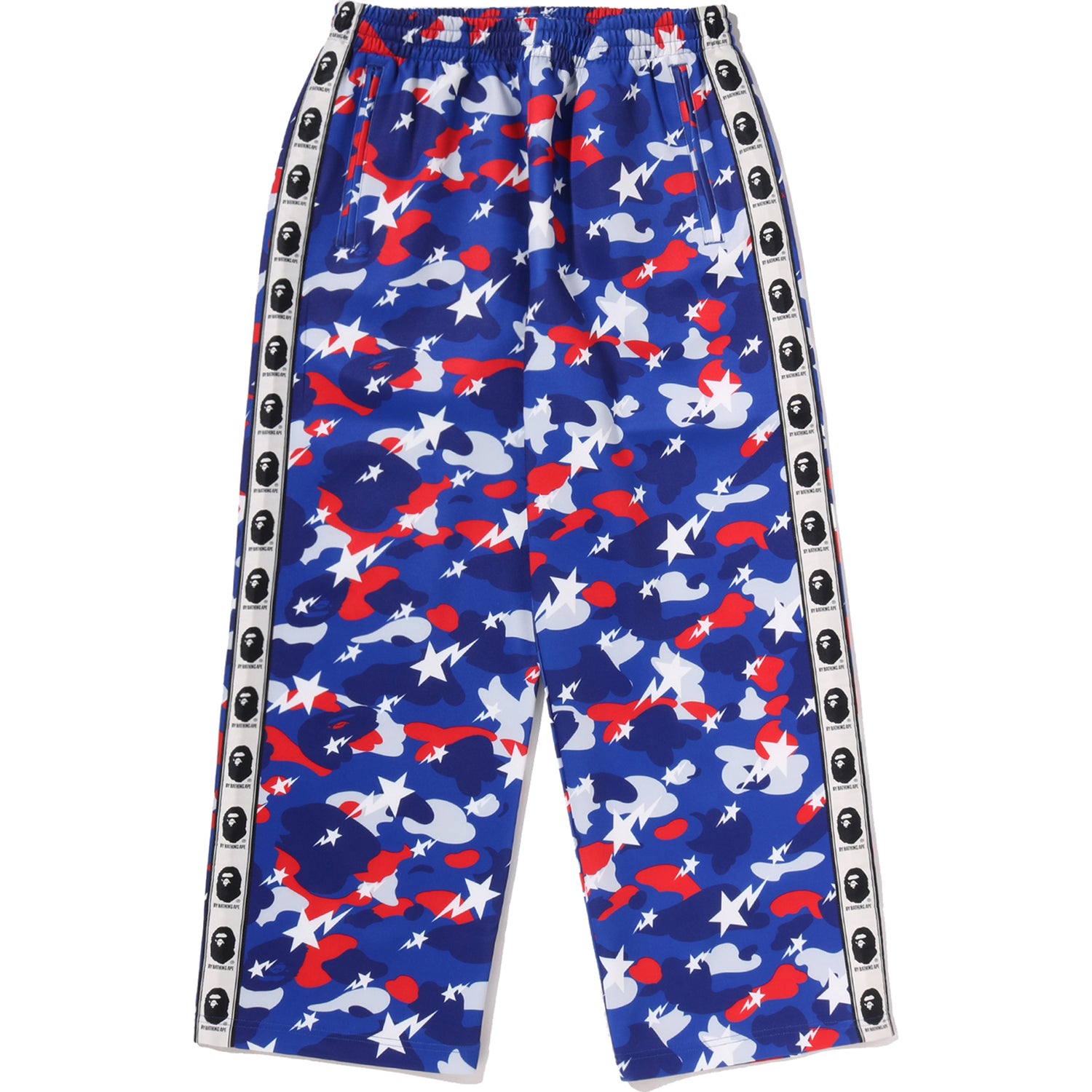 STA STRIKE CAMO LOOSE FIT TRACK PANTS MENS – us.bape.com