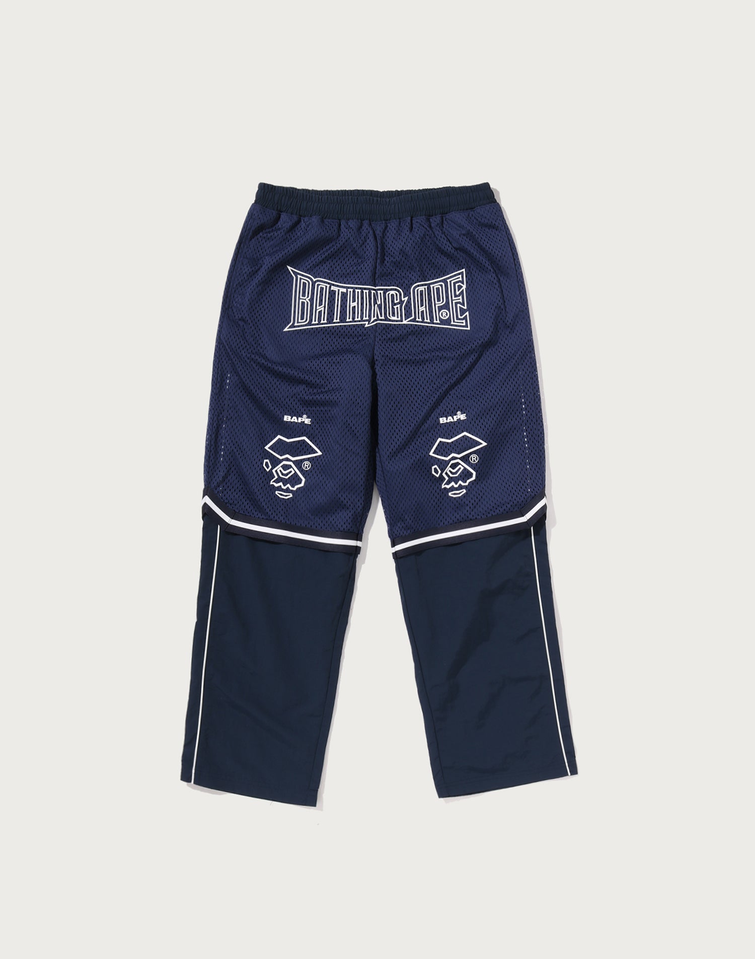 LAYERED TRACK PANTS MENS