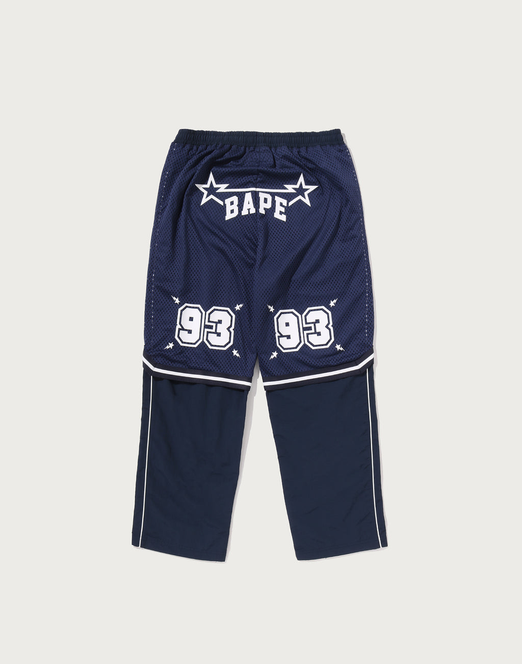 LAYERED TRACK PANTS MENS