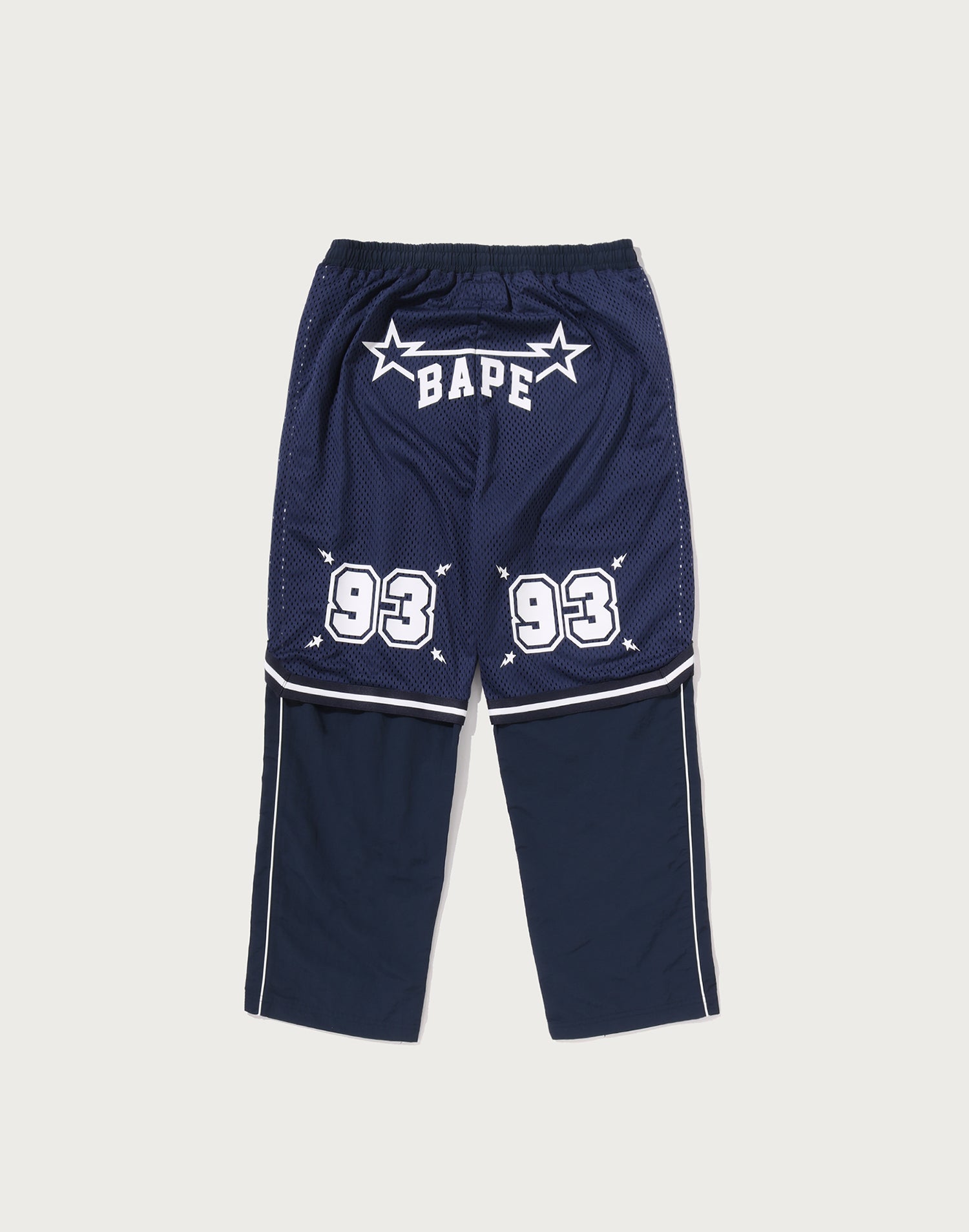 LAYERED TRACK PANTS MENS