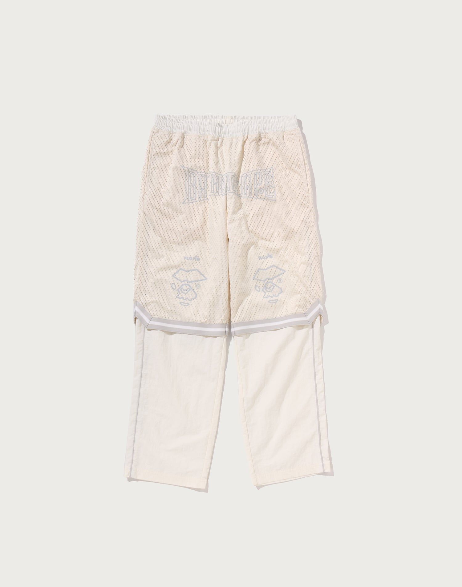 LAYERED TRACK PANTS MENS