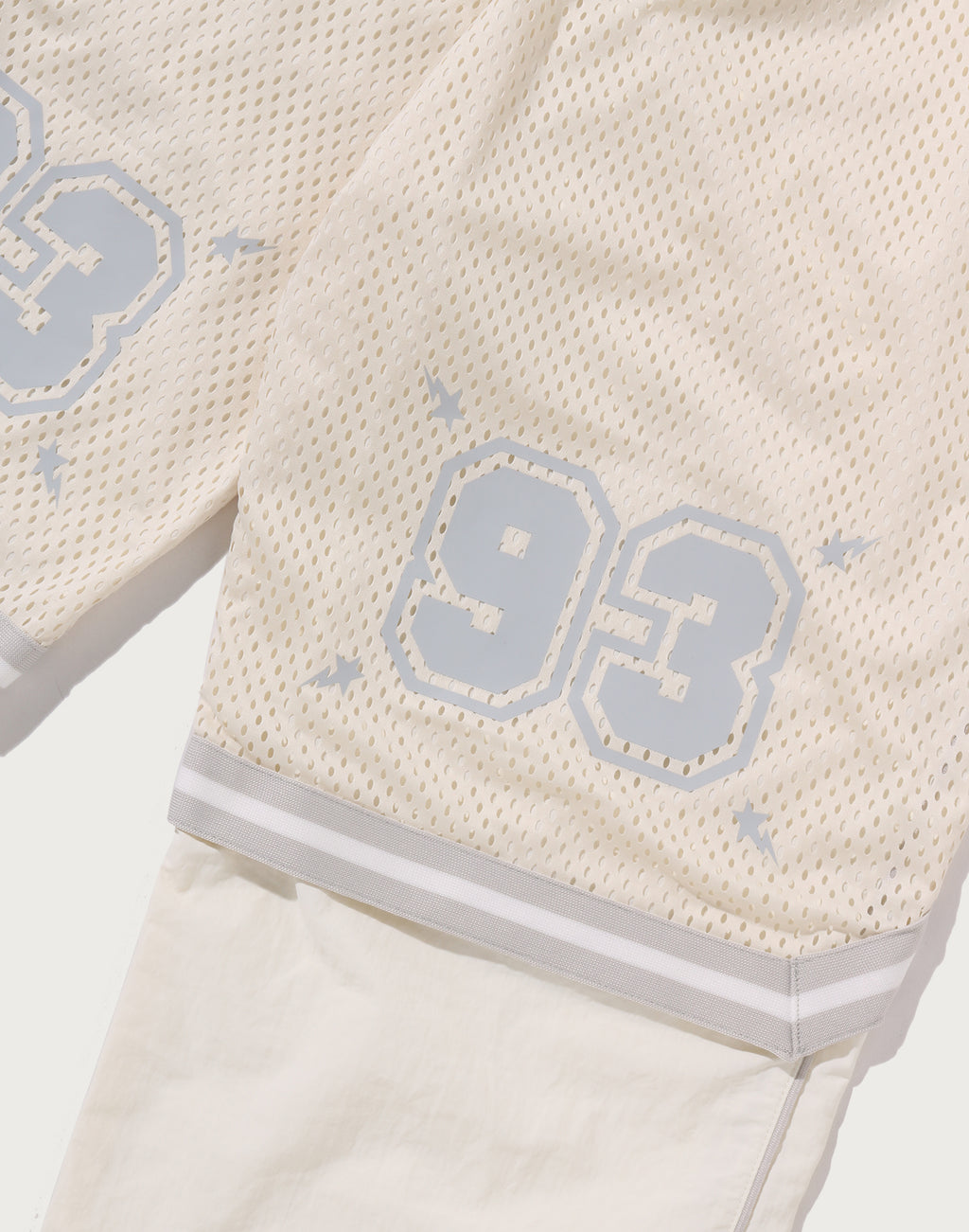 LAYERED TRACK PANTS MENS