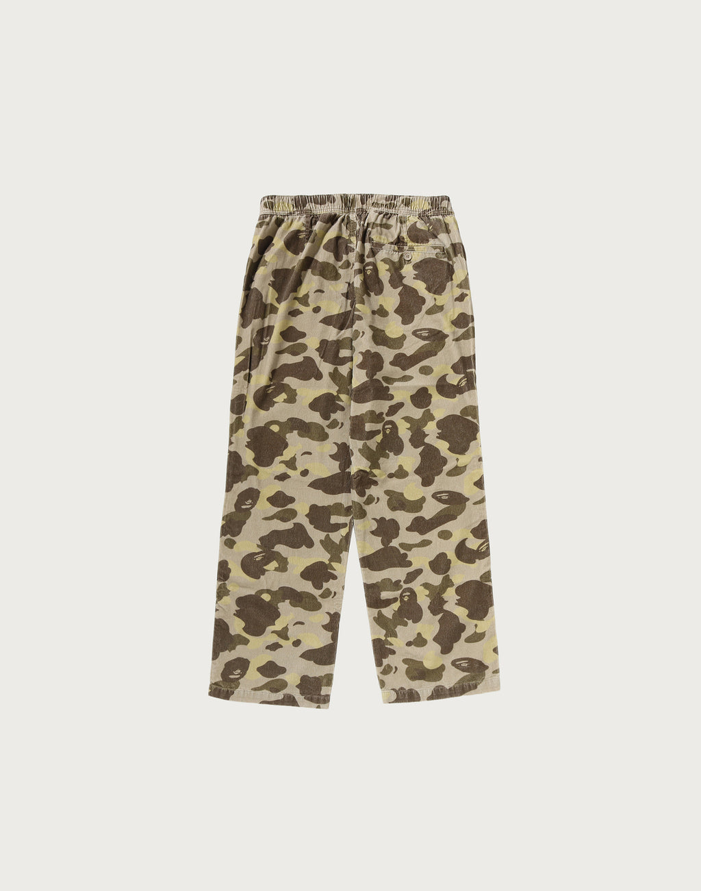 COLOR CAMO ONE POINT CORDUROY RELAXED FIT PANTS MENS