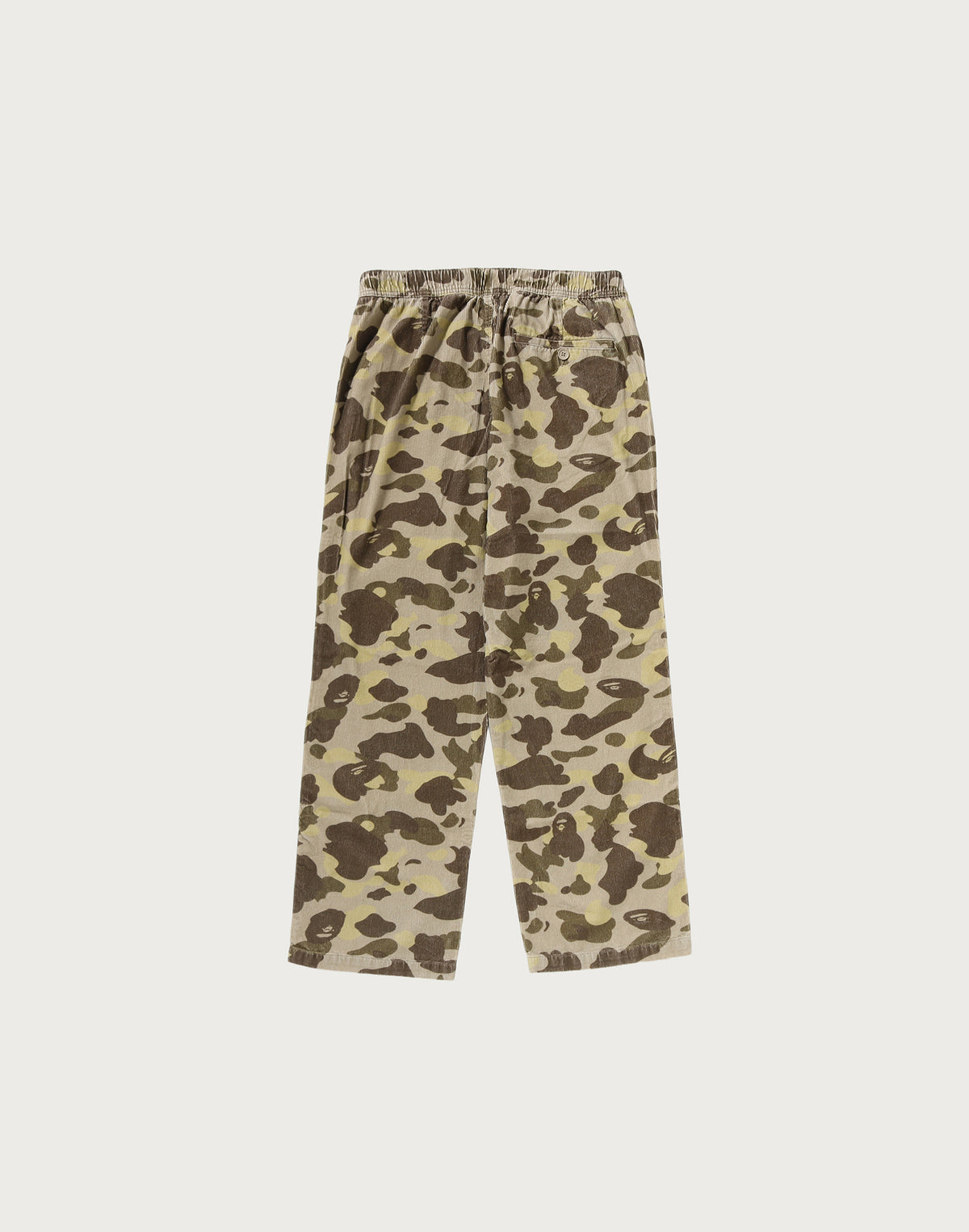 COLOR CAMO ONE POINT CORDUROY RELAXED FIT PANTS MENS