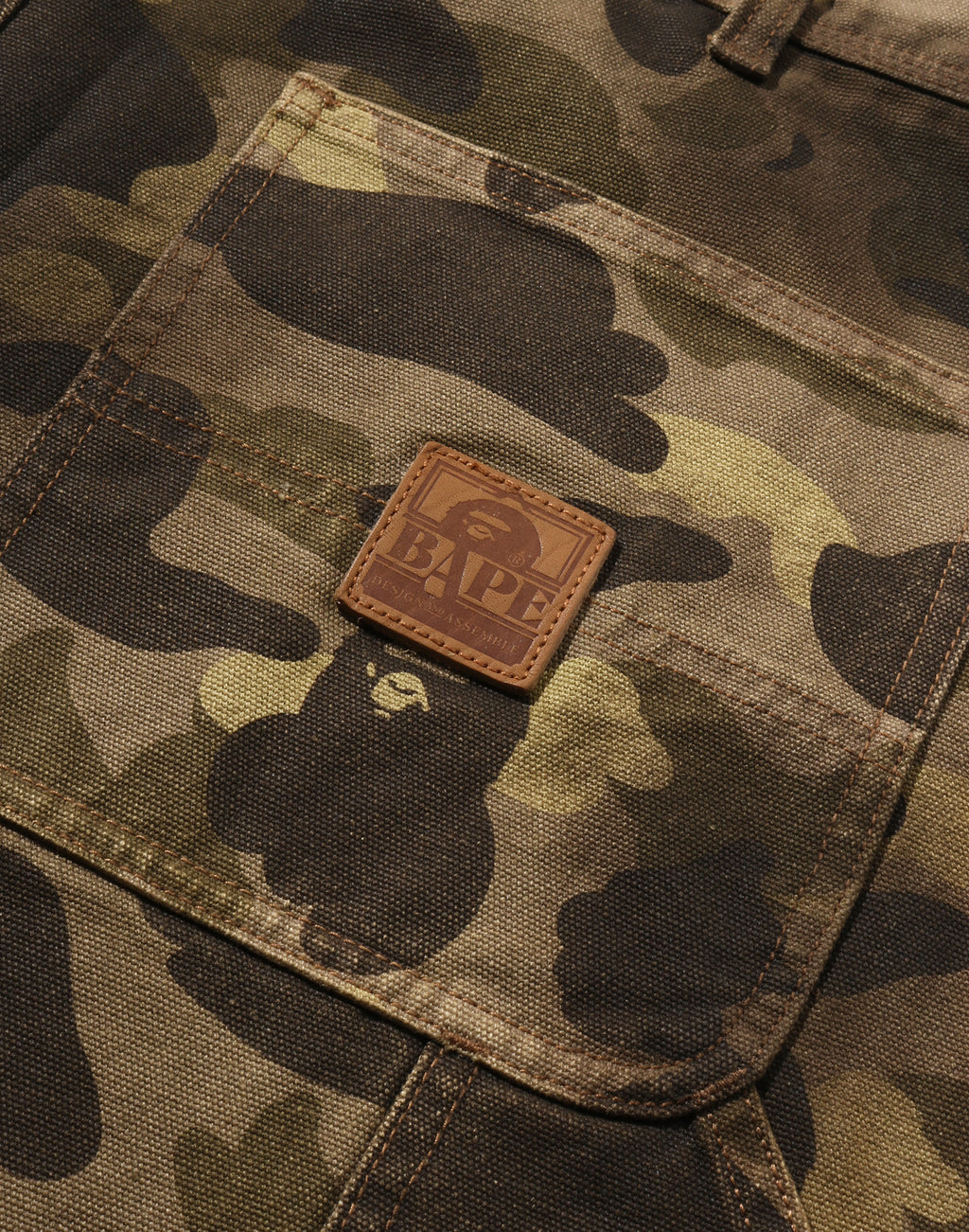 COLOR CAMO RELAXED FIT WORK PANTS MENS