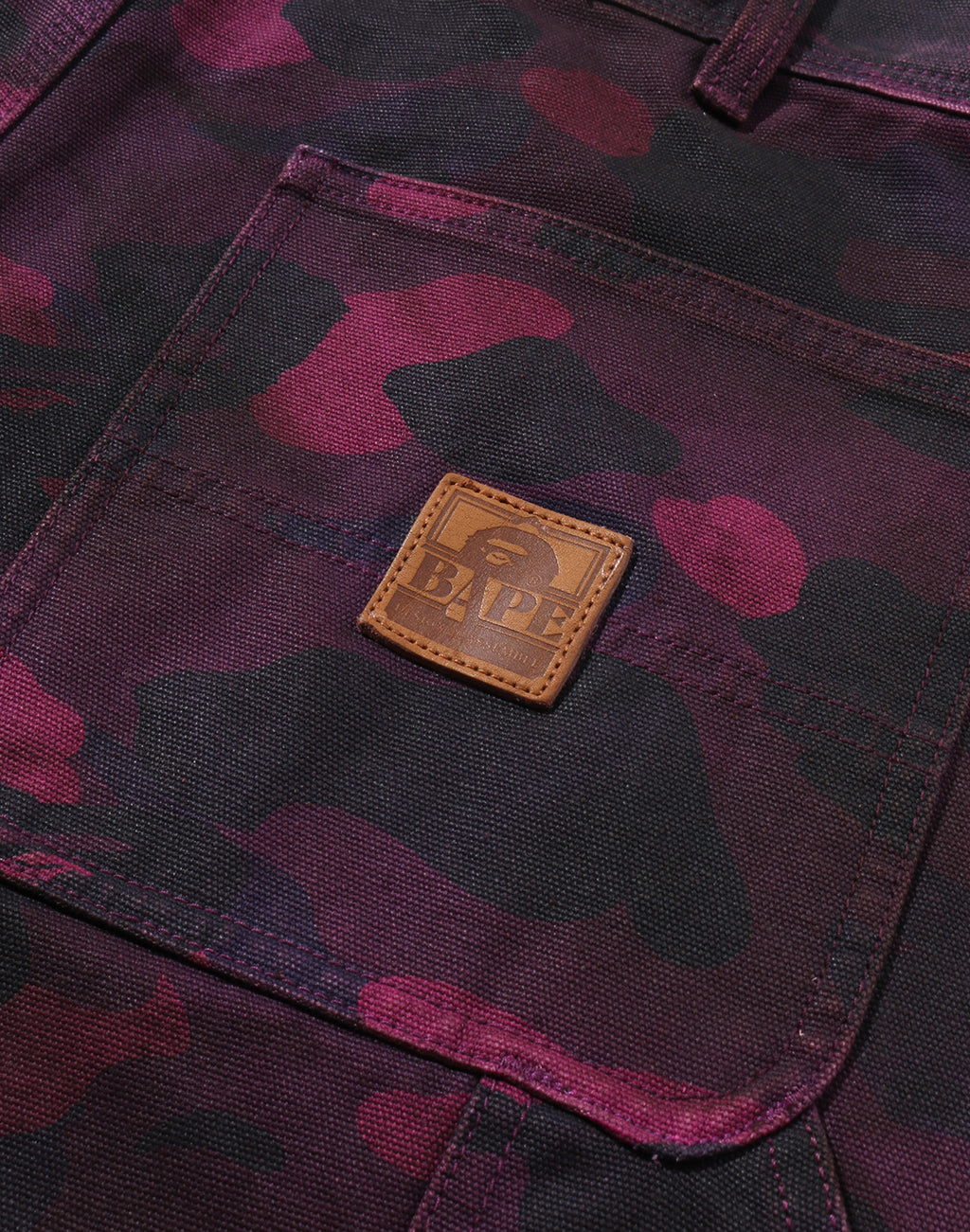 COLOR CAMO RELAXED FIT WORK PANTS MENS