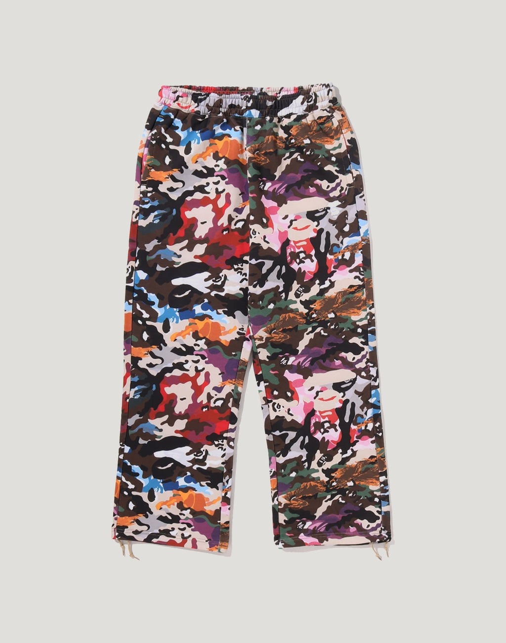 HYBRID CAMO APE FACE LOGO RELAXED FIT SWEATPANTS MENS