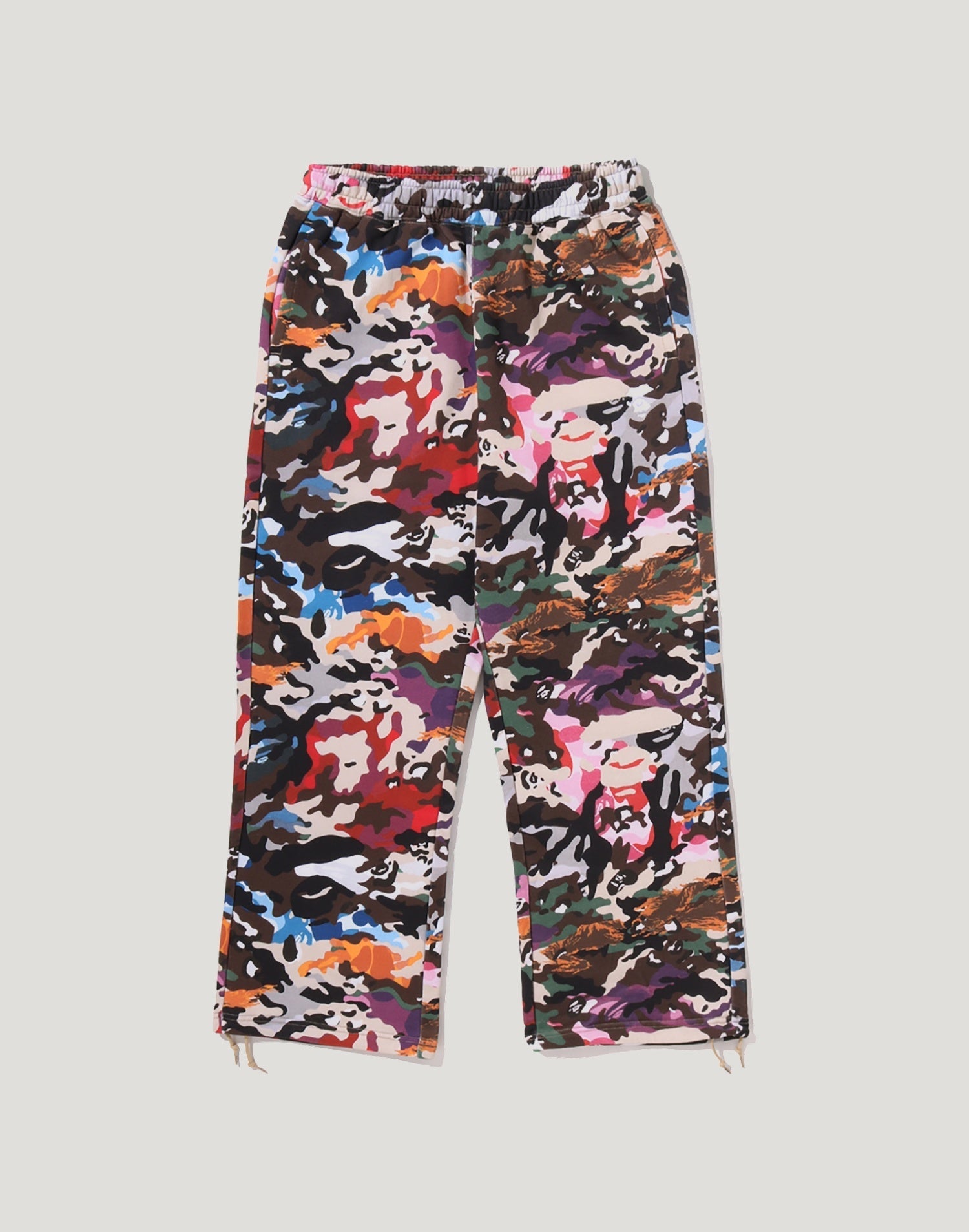 HYBRID CAMO APE FACE LOGO RELAXED FIT SWEATPANTS MENS