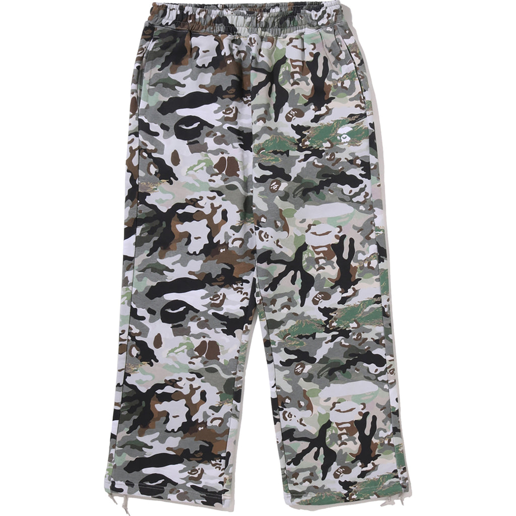 HYBRID CAMO APE FACE LOGO RELAXED FIT SWEATPANTS MENS