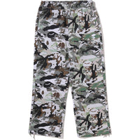 HYBRID CAMO APE FACE LOGO RELAXED FIT SWEATPANTS MENS