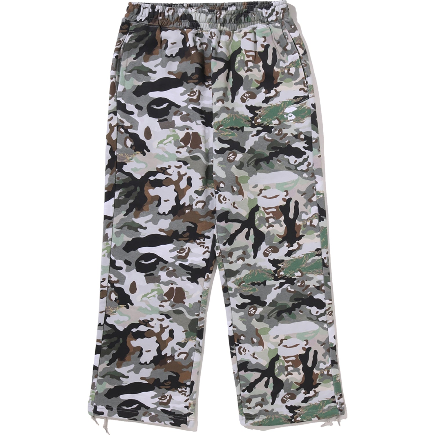 HYBRID CAMO APE FACE LOGO RELAXED FIT SWEATPANTS MENS