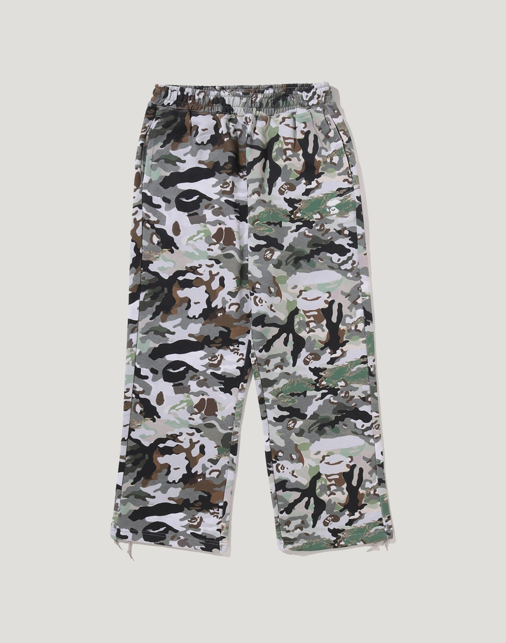 HYBRID CAMO APE FACE LOGO RELAXED FIT SWEATPANTS MENS
